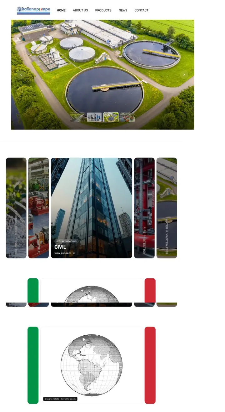 Website-Vorschau: ItalianaPompe