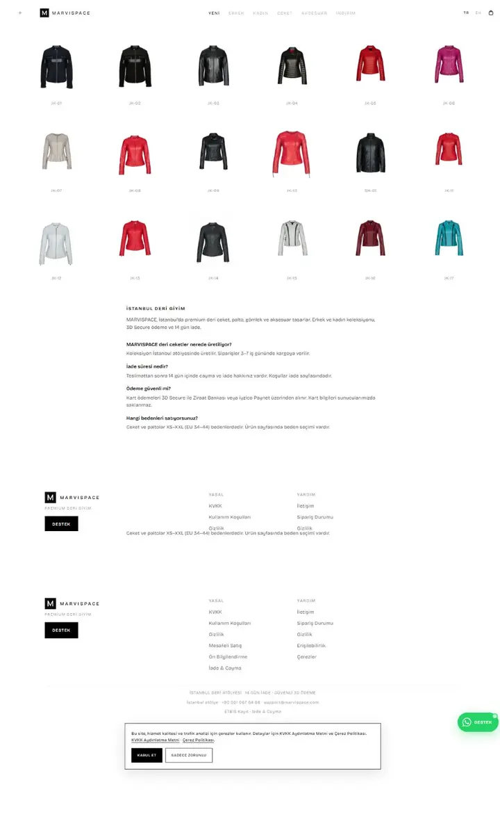 Website-Vorschau: Marvispace