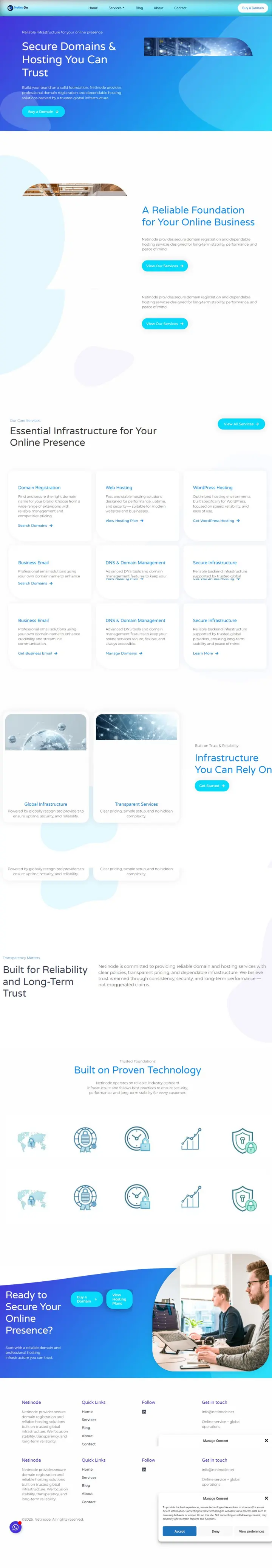 Website-Vorschau: Netinode